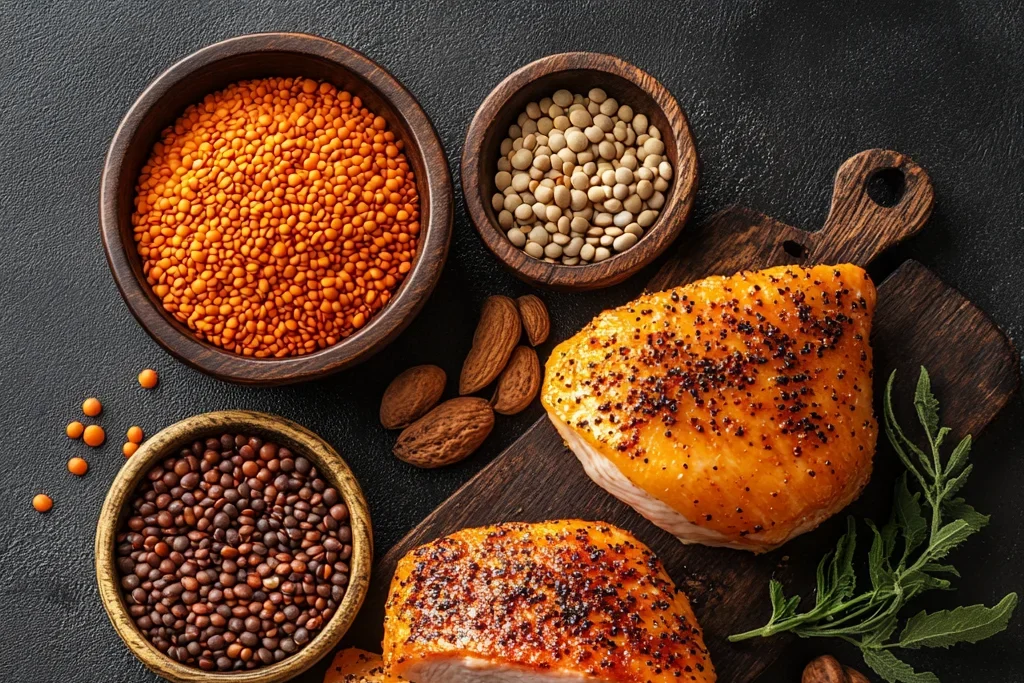 Protein-rich foods for growth