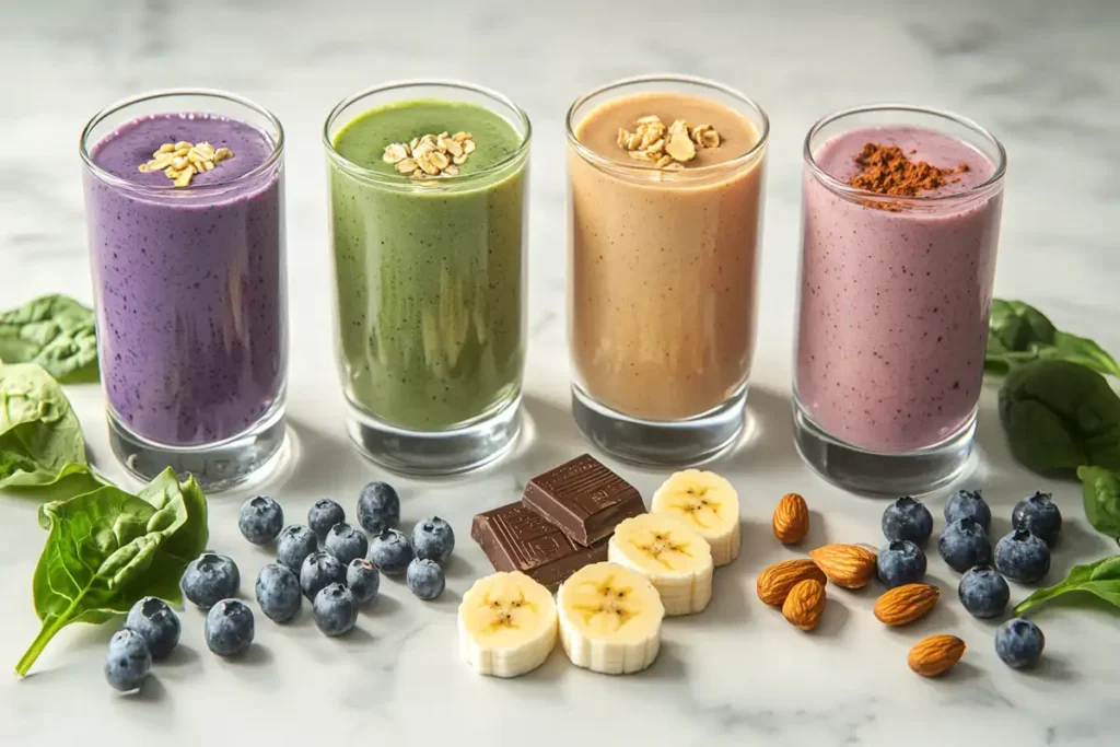 protein-packed breakfast smoothies