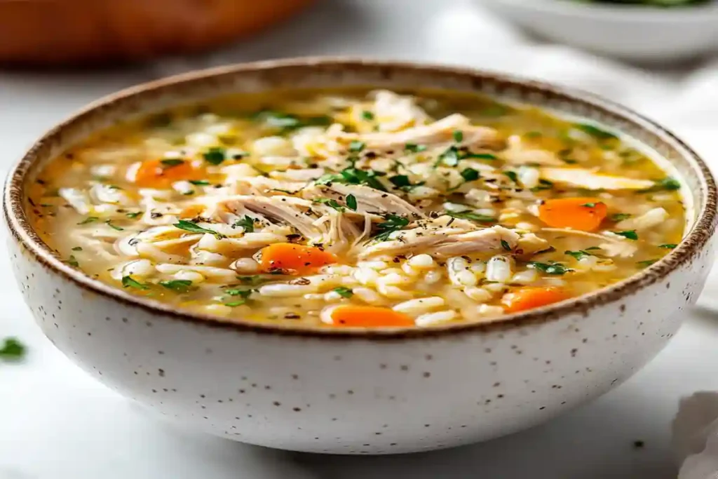 Homemade Chicken and Rice Soup